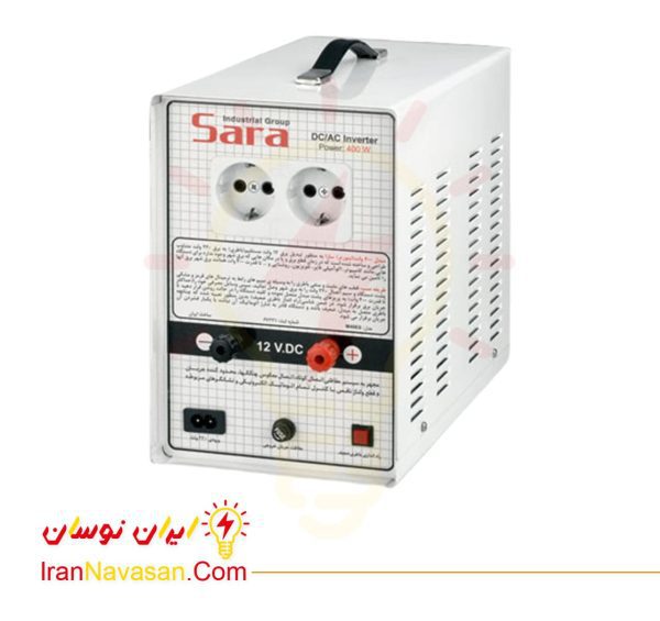 مبدل برق (اینورتر) تمام اتوماتیک 12 به 220 ولت با توان 400 وات سارا-Fully automatic converter inverter 12 to 220 volts 400 watts Sara-irannavasan-pic1