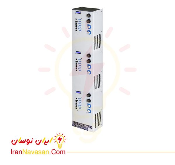 استابلایزر 30000 ولت آمپر هوشمند ریزان - کل منزل - ماینر - دستگاه های حساس - سه فاز-Smart Stabilizer 30000 VA Rizan - All Home -Miner - Sensitive Devices - 3Phase irannavasan-pic1