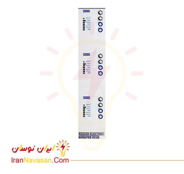 استابلایزر 36000 ولت آمپر هوشمند ریزان - کل منزل - ماینر - دستگاه های حساس - سه فاز-Smart Stabilizer 36000 VA Rizan - All Home -Miner - Sensitive Devices - 3Phase irannavasan-pic2