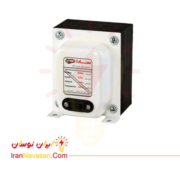 ترانس تبدیل 220 به 110 ولت با توان 500 وات سارا-Transformer 220 to 110 volts 500 watts Sara-irannavasan-pic1