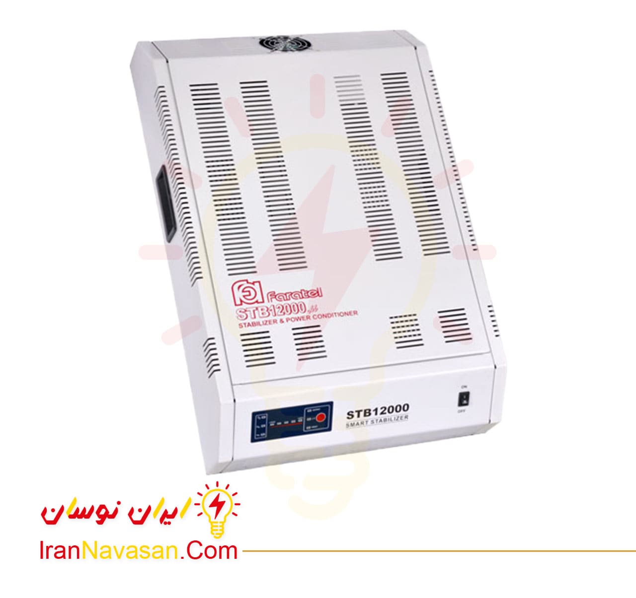 استابلایزر اس تی بی 12000m فاراتل با توان 12000 ولت آمپر - خانگی - STB 12000M-Stabilizer 12000 VA Faratel Power meter Whole House - STB12000M-irannavasan-pic1