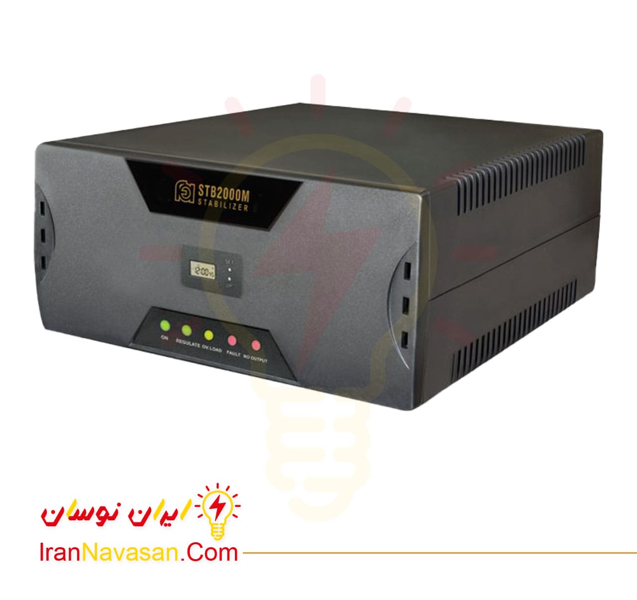 استابلایزر اس تی بی 2000m فاراتل - خانگی و آزمایشگاهی - STB 2000M-Stabilizer 2000 VA Faratel Domestic and laboratory STB2000M , STB2000M-WHD-irannavasan-pic1