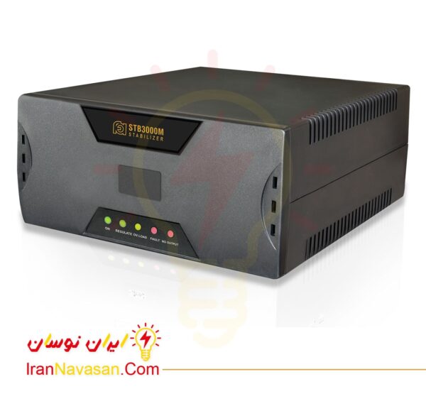 استابلایزر اس تی بی 3000m فاراتل - خانگی و آزمایشگاهی - STB 3000M-Stabilizer 3000 VA Faratel Domestic and laboratory STB3000M STB 3000M-WHD-irannavasan-pic1