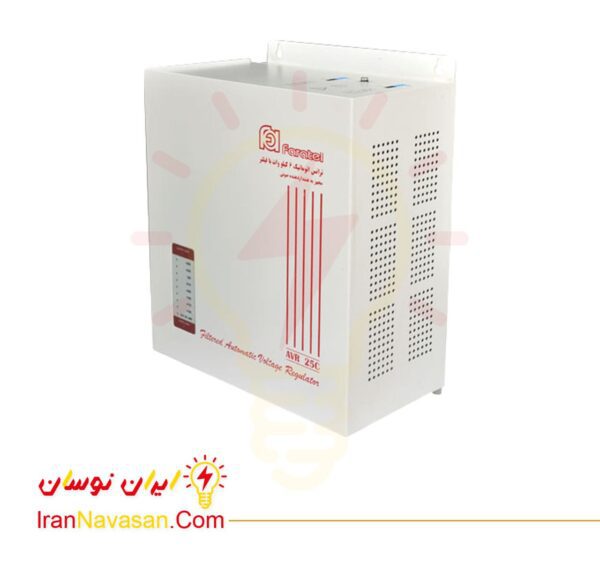 ترانس اتوماتیک ای وی ار 25 فاراتل با توان 6000 ولت آمپر - پای کنتور - AVR 25-automatic trans 6000 VA Faratel Power meter Whole House AVR25C , AVR25C BLACK-irannavasan-pic1