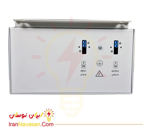ترانس اتوماتیک ای وی ار 25 فاراتل با توان 6000 ولت آمپر - پای کنتور - AVR 25-automatic trans 6000 VA Faratel Power meter Whole House AVR25C , AVR25C BLACK-irannavasan-pic4