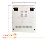 ترانس اتوماتیک ای وی ار 32 فاراتل با توان 8000 ولت آمپر - پای کنتور - AVR 32F-automatic trans 8000 VA Faratel Power meter Whole House AVR32F , AVR32 BLACK-irannavasan-pic2