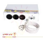 استابلایزر 3000 ولت آمپر ریزان - 14 آمپر - سری پلاگین هوشمند - تک فاز-Stabilizer 3000 VA Rizan - 14 Amps - Smart Plug Series - Single Phase-irannavasan-2