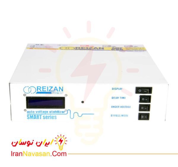 استابلایزر 4000 ولت آمپر ریزان - 16 آمپر - سری پلاگین هوشمند - تک فاز-Stabilizer 4000 VA Rizan - 16 Amps - Smart Plug Series - Single Phase-irannavasan-3